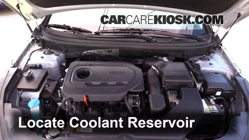 2015 Hyundai Sonata SE 2.4L 4 Cyl. Coolant (Antifreeze) Add Coolant